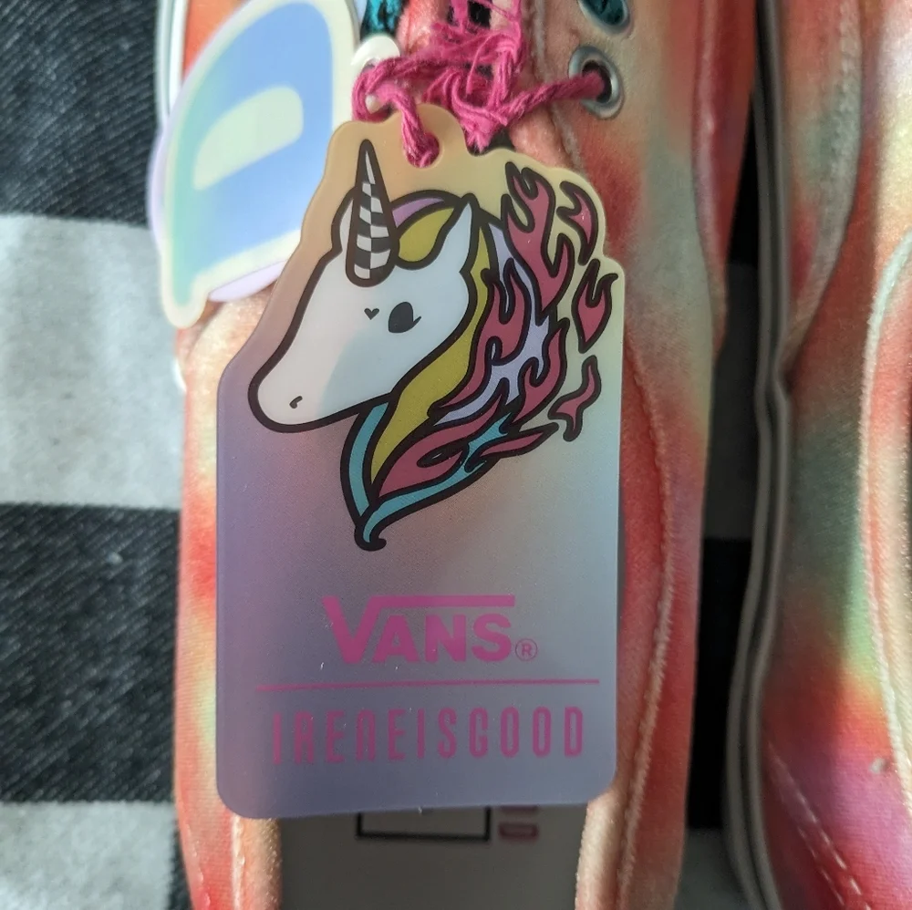 Vans Authentic 44 D Multicolor Felt Women 10.5 Irene Is Good Release 10/28/2022 - Picture 3 of 11